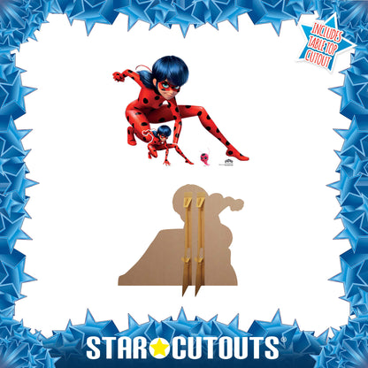 SC4051 Lady Bug (Crouching) - Miraculous: Tales of Ladybug & Cat Noir Cardboard Cut Out Height 93cm