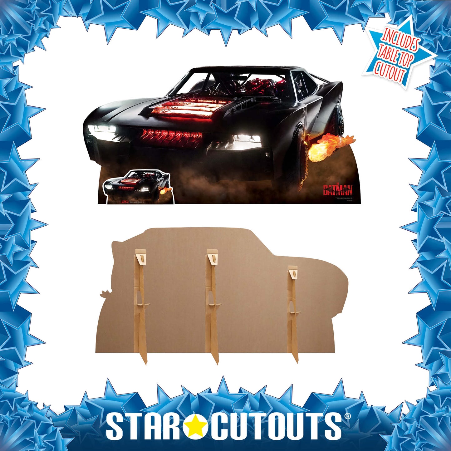 SC4052 Batmobile The Batman Film 2022 Life-size Cardboard Cut Out Height 90cm