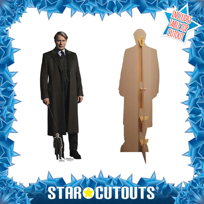 SC4057 Gellert Grindelwald Mads Mikkelsen The Secrets of Dumbledore Cardboard Cut Out Height 184cm