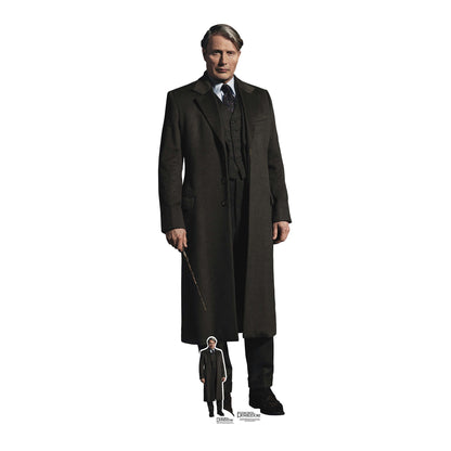 SC4057 Gellert Grindelwald Mads Mikkelsen The Secrets of Dumbledore Cardboard Cut Out Height 184cm