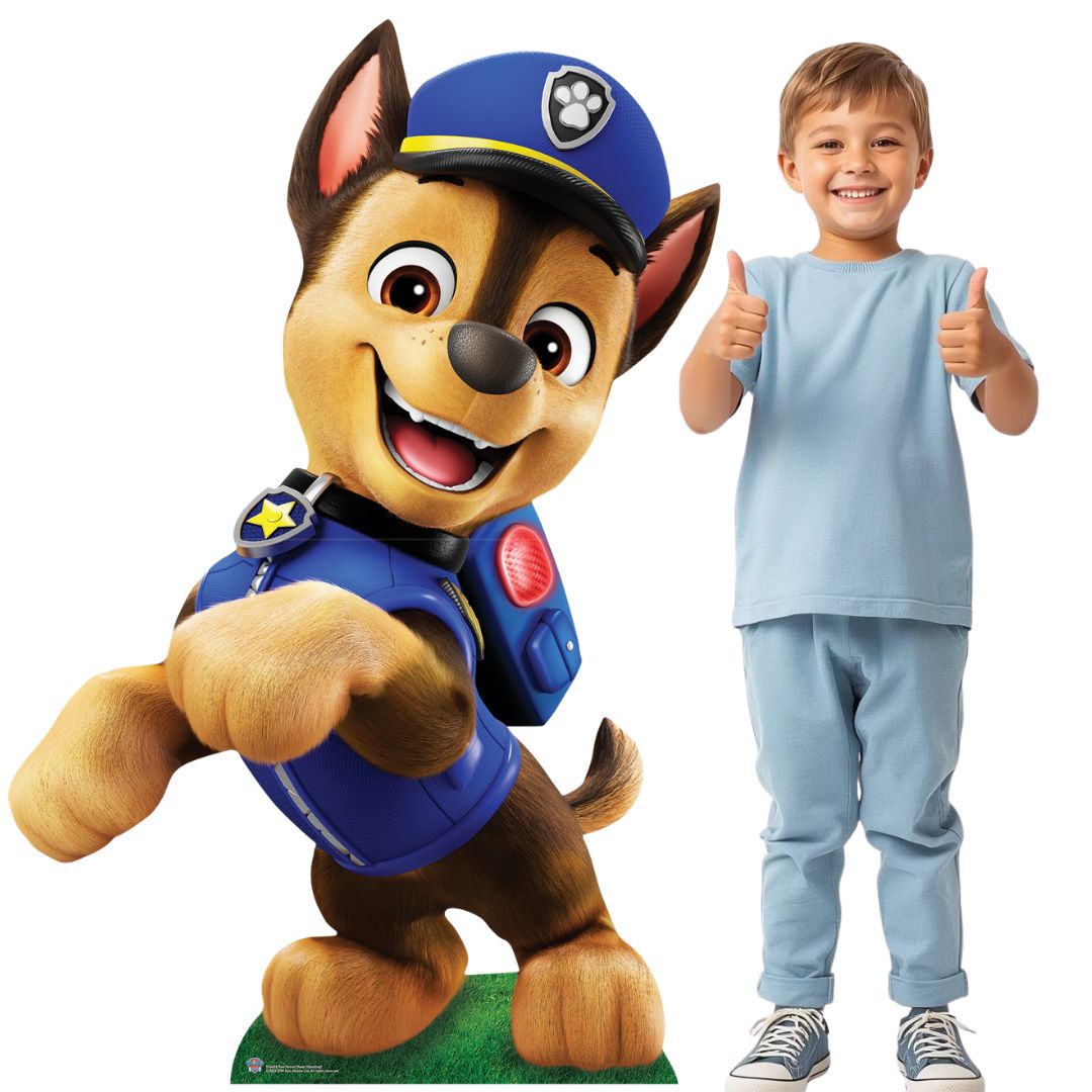 SC4605 Paw Patrol Chase Police Puppy Cardboard Cut Out Height 133cm