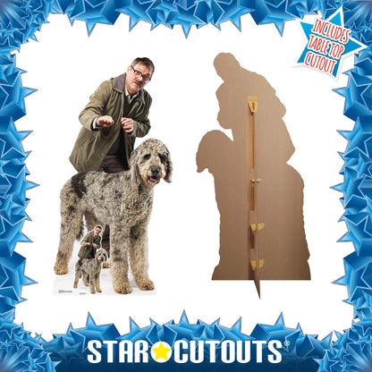 SC4066 Jim and Milson Shalom Cardboard Cut Out Height 181cm