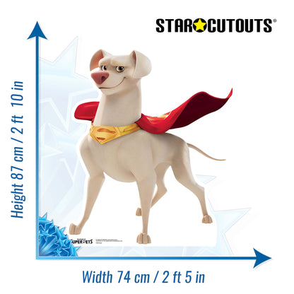 SC4067 Krypto Superman's Dog DC League of Super Pets Cardboard Cut Out Height 87cm