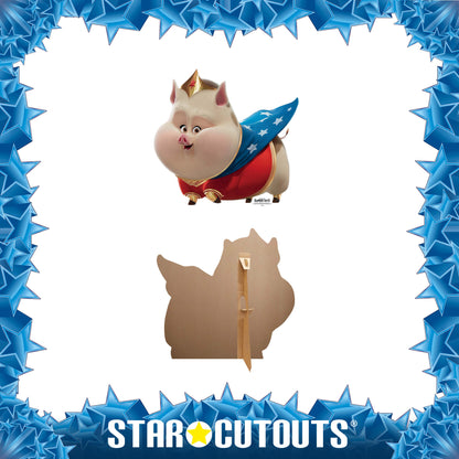 SC4069 PB Wonder Woman's Pig (DC League of Super Pets) Cardboard Cut Out Height 87cm