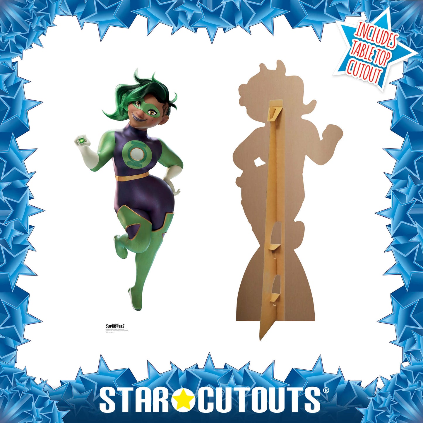SC4074 Green Lantern (DC League of Super Pets) Cardboard Cut Out Height 142cm