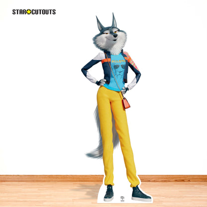 SC4086 Porsha Wolf Sing 2 Cardboard Cut Out Height 173cm