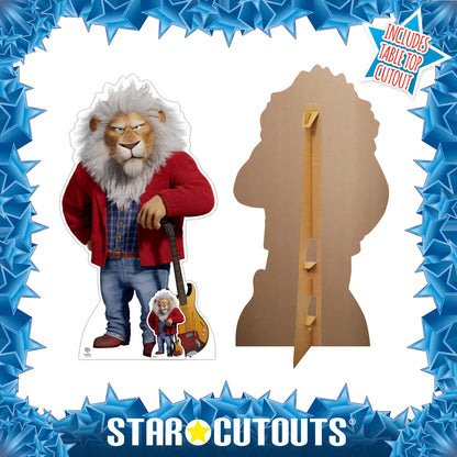 SC4087 Clay CallowayLion Sing 2 Cardboard Cut Out Height 165cm