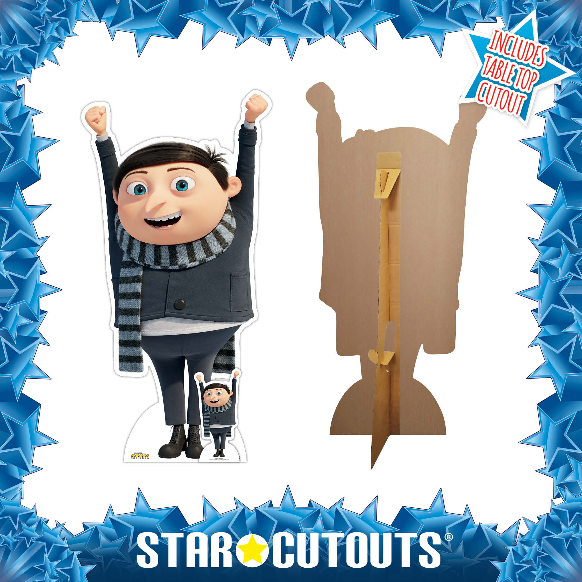 SC4088 Young Gru Minions 2 Cardboard Cut Out Height 136cm Star Cutouts sc4088-young-gru-minions-2-cardboard-cut-out-height-136cm-star-cutouts