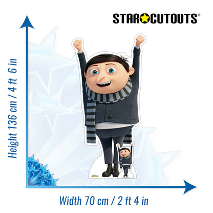 SC4088 Young Gru Minions 2 Cardboard Cut Out Height 136cm - Star Cutouts