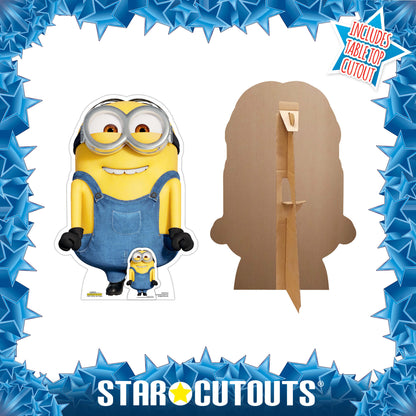 SC4093 Dave Excited Minions 2 Cardboard Cut Out Height 78cm