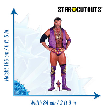 SC4097 Razor Ramon WWE Cardboard Cut Out Height 196cm