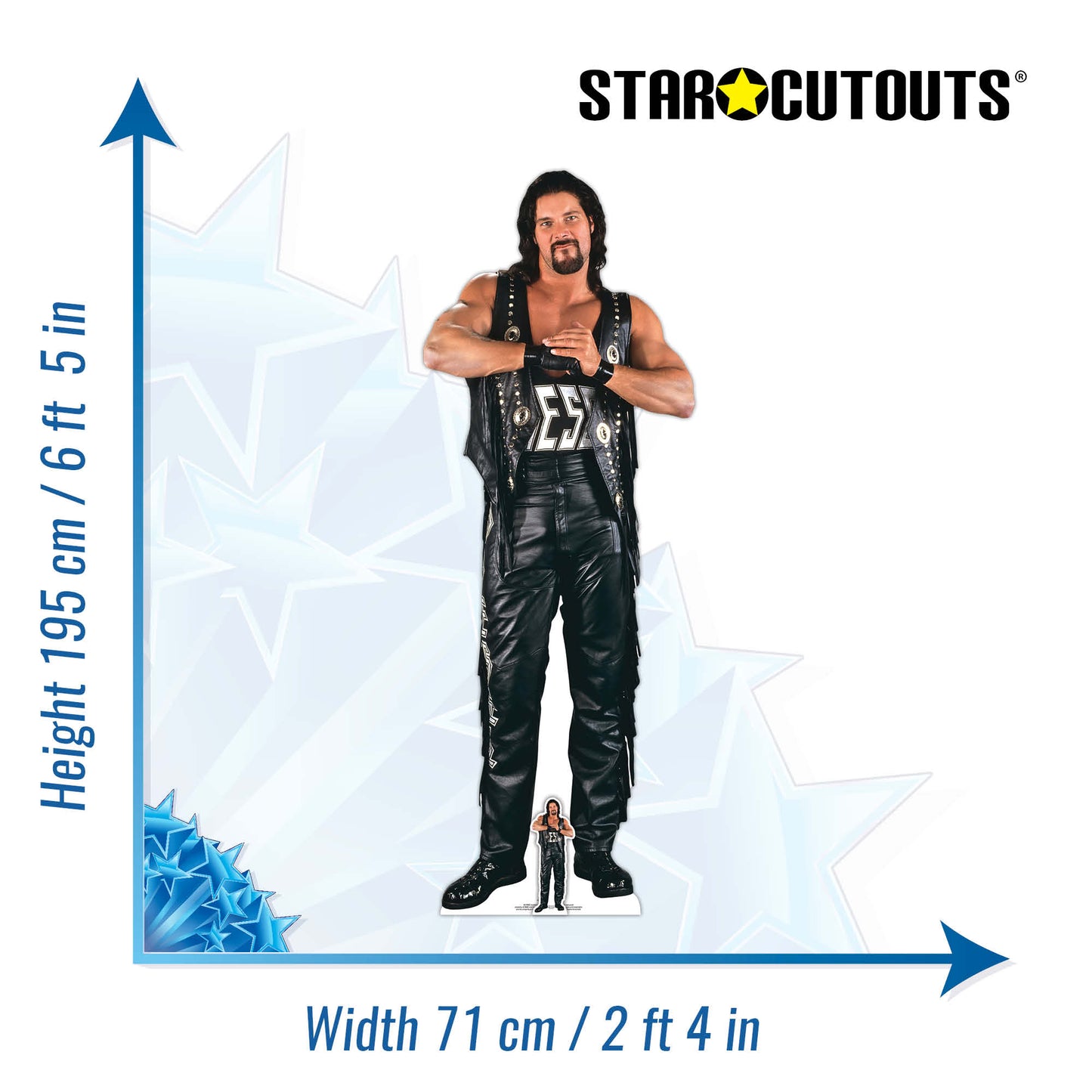 SC4110 Diesel WWE Cardboard Cut Out Height 195cm