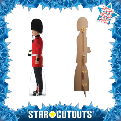 SC4111 Illustrated Palace Guard Facing Left Cardboard Cut Out Height 196cm