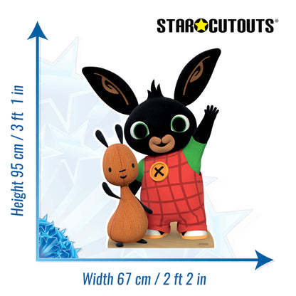 SC4112 Bing and Flop Cardboard Cut Out Height 95cm - Star Cutouts