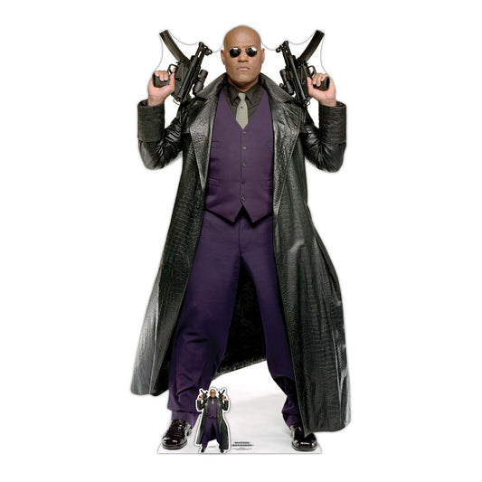SC4115 Morpheus Matrix Laurence Fishburne Cardboard Cut Out Height 184cm
