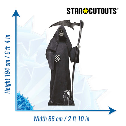 SC4120 Grim Reaper Cardboard Cut Out Height 194cm