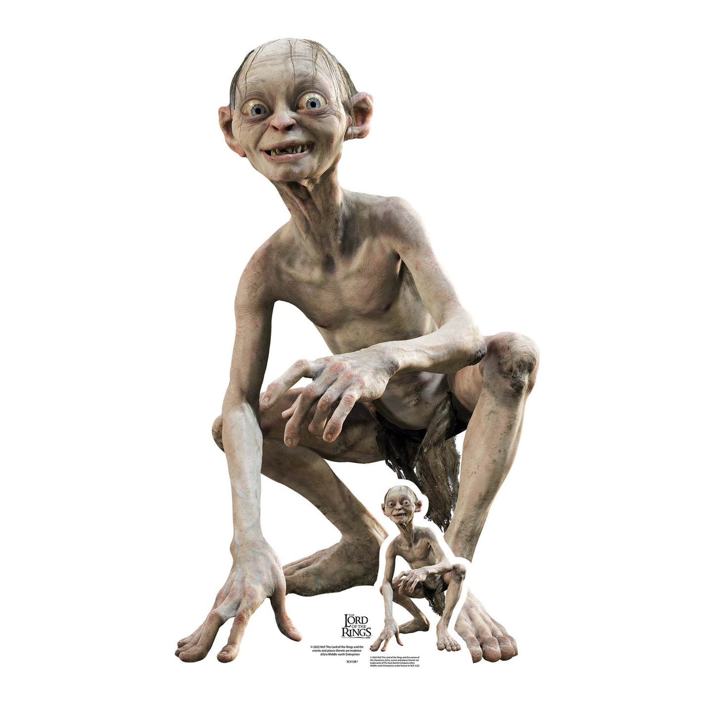 SC4128 Gollum The Lord of the Rings Cardboard Cut Out Height 88cm