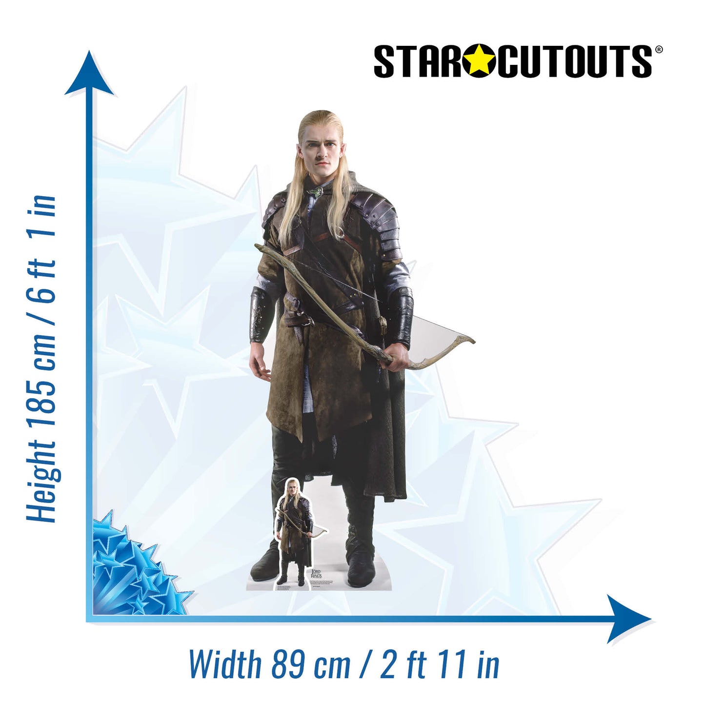 SC4129 Legolas The Lord of the Rings Cardboard Cut Out Height 185cm