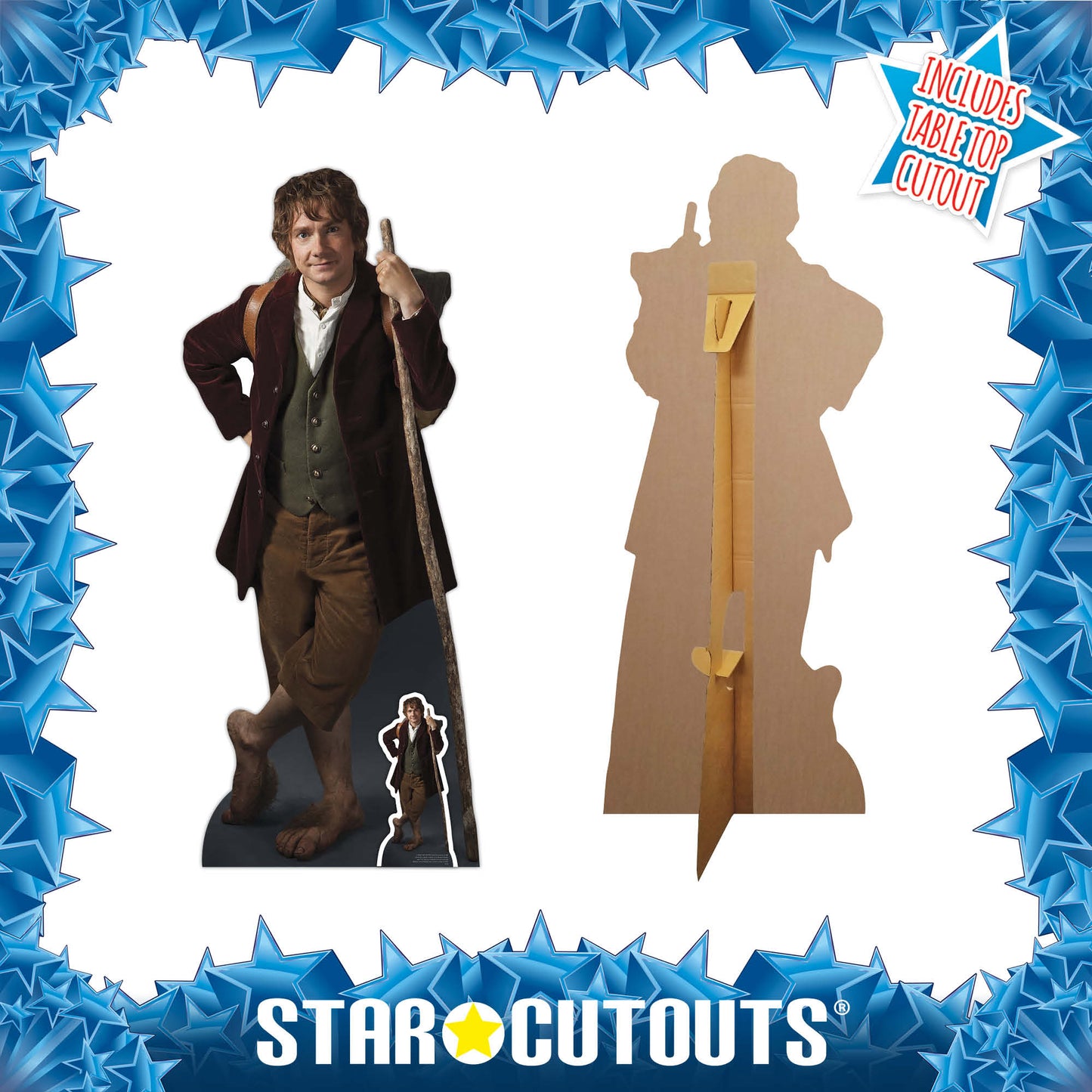 SC4138 Bilbo Baggins Hobbits Movies Cardboard Cut Out Height 133cm