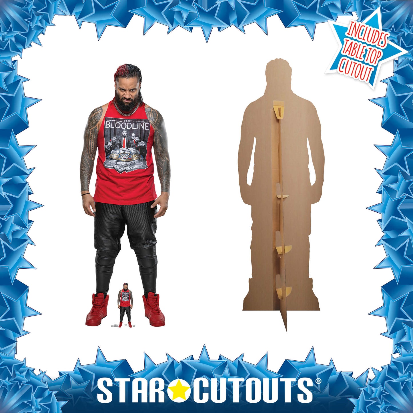 SC4167 Jimmy Uso WWE Cardboard Cut Out Height 192cm