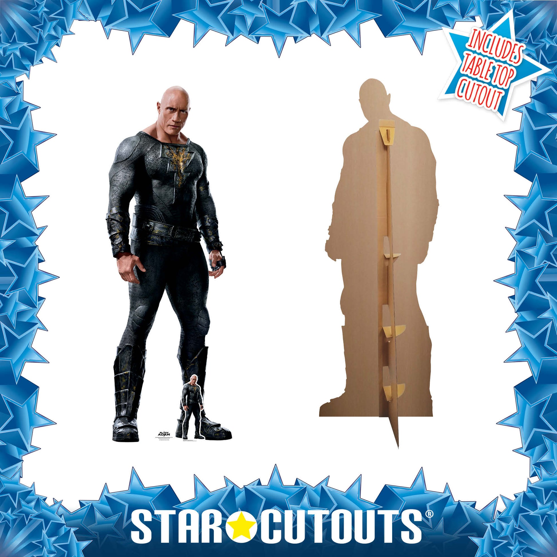 SC4170 Black Adam Dwayne Johnson Alternative Pose Cardboard Cut Out Height 192cm - Star Cutouts