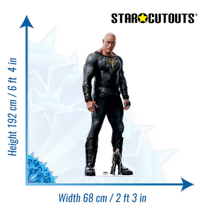 SC4170 Black Adam Dwayne Johnson Alternative Pose Cardboard Cut Out Height 192cm - Star Cutouts