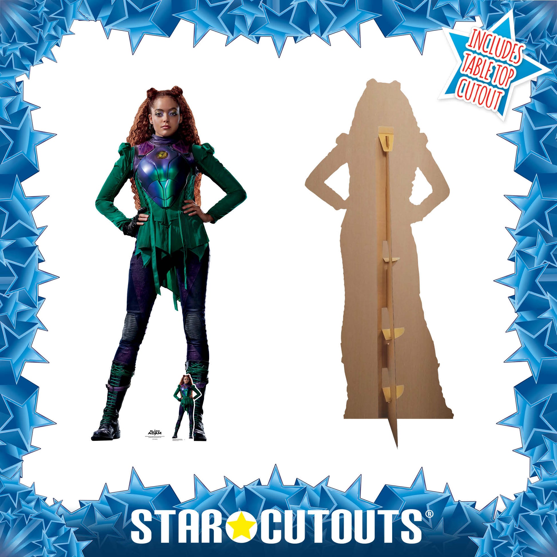 SC4172 Cyclone Quintessa Swindell Black Adam Cardboard Cut Out Height 171cm - Star Cutouts