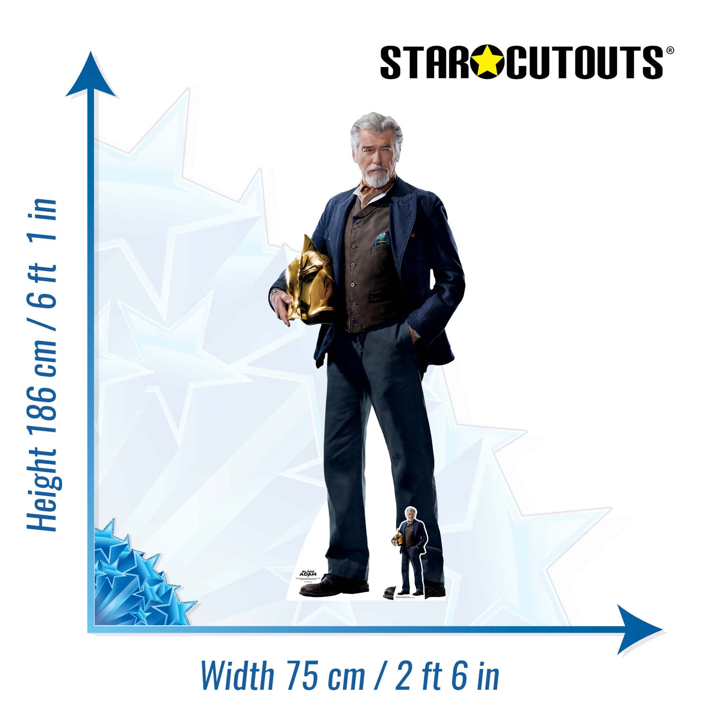 SC4173 Doctor Fate/ Kent Nelson Pierce Brosnan Black Adam Cardboard Cut Out Height 186cm - Star Cutouts