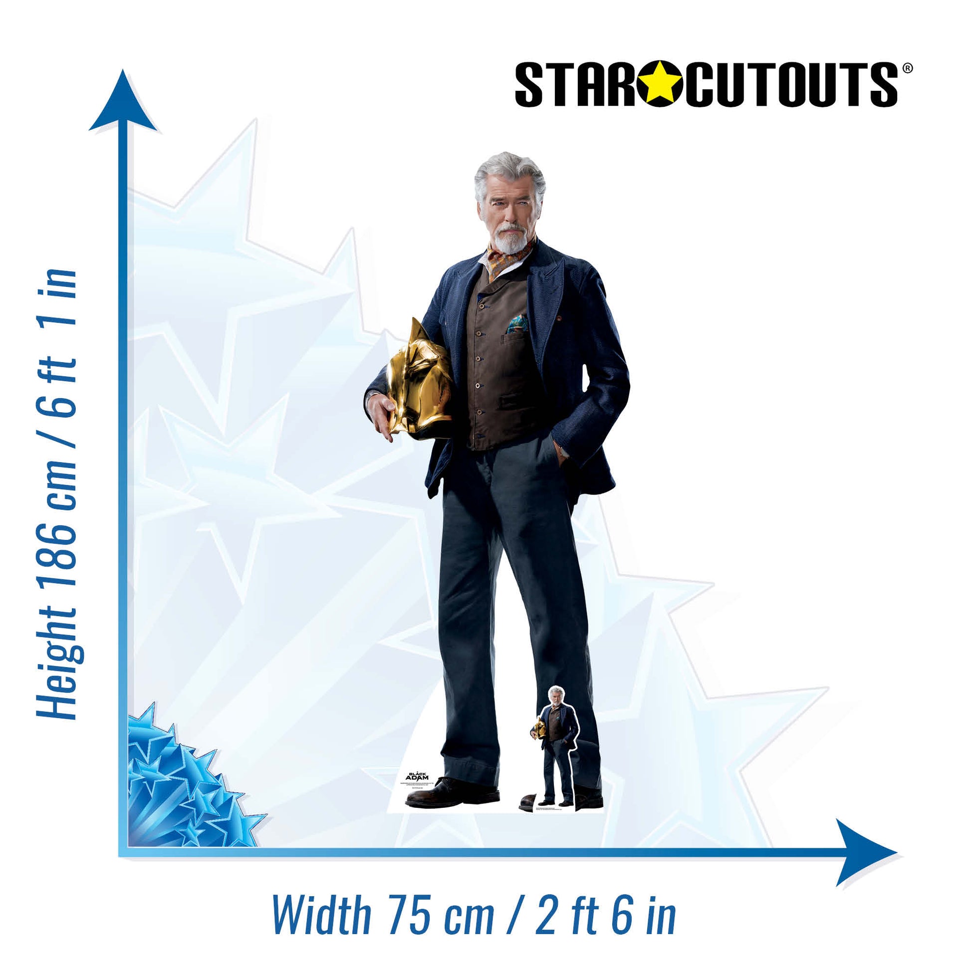 SC4173 Doctor Fate/ Kent Nelson Pierce Brosnan Black Adam Cardboard Cut Out Height 186cm - Star Cutouts