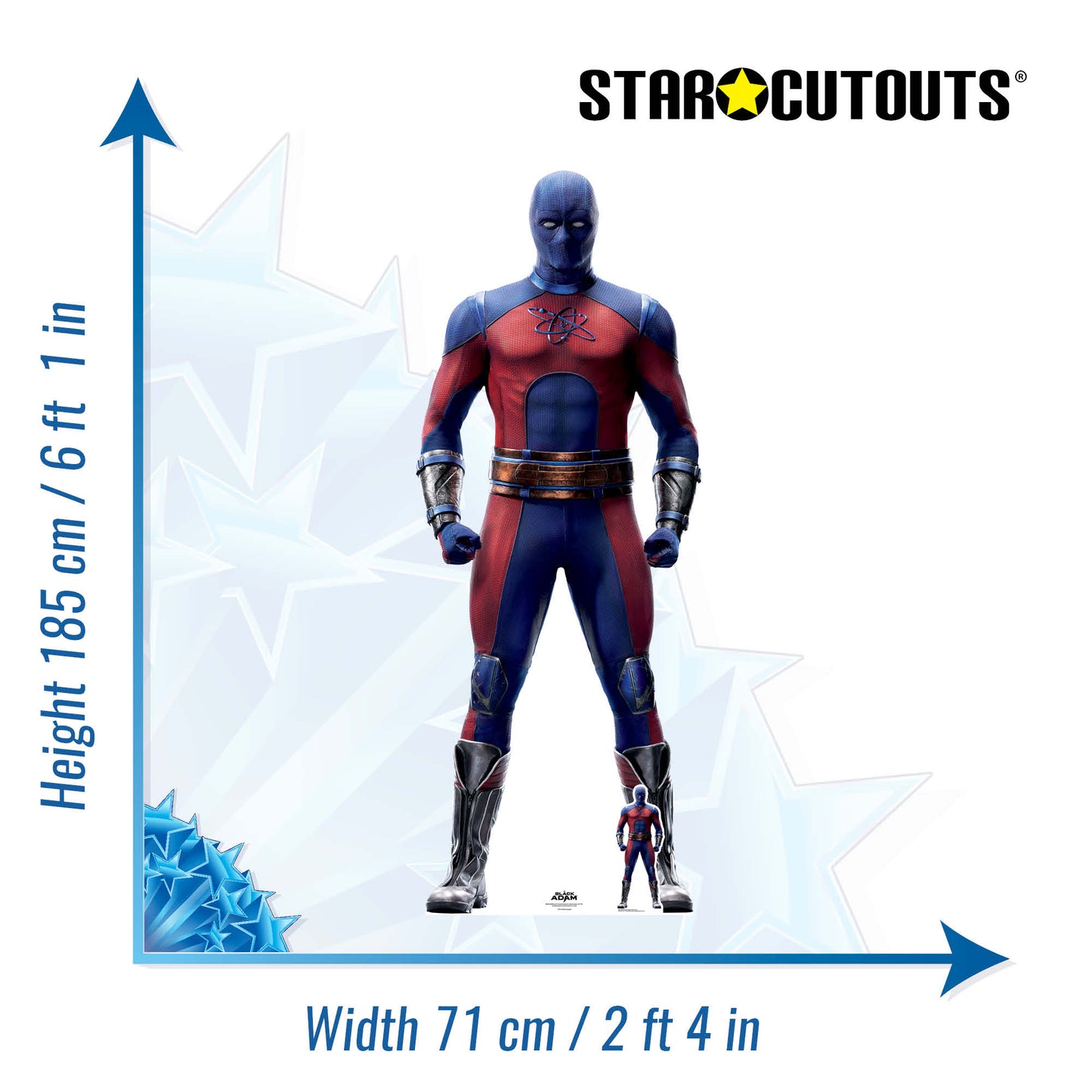 SC4174 Atom Smasher Noah Centineo Black Adam Cardboard Cut Out Height 185cm - Star Cutouts