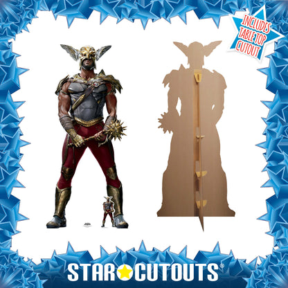 SC4175 Hawkman Aldis Hodge Black Adam Cardboard Cut Out Height 187cm - Star Cutouts