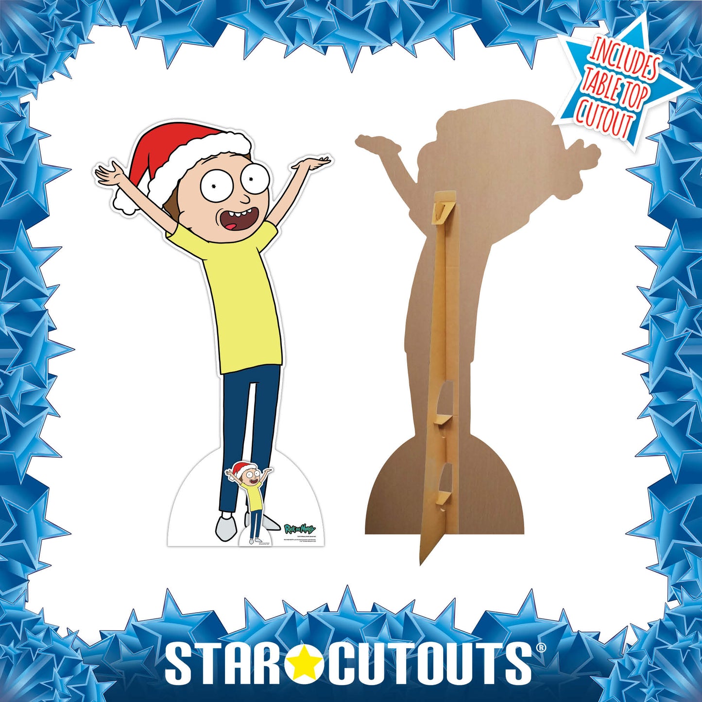 SC4179 Morty Smith Happy Christmas Rick and Morty Cardboard Cut Out Height 160cm