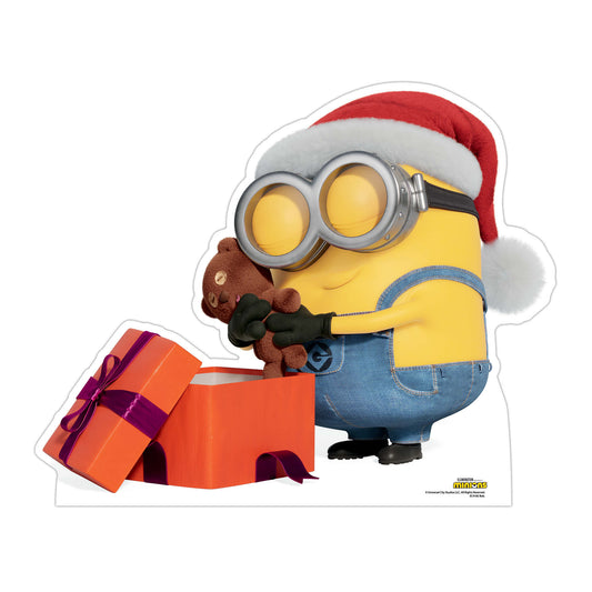 SC4182 Minion Bob Xmas Cardboard Cut Out Height 71cm - Star Cutouts