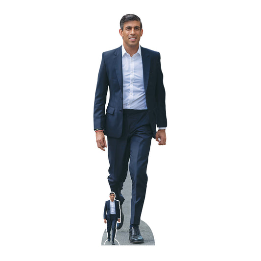 SC4186 Rishi Sunak Conservative Prime Minister Cardboard Cut Out Height 172cm