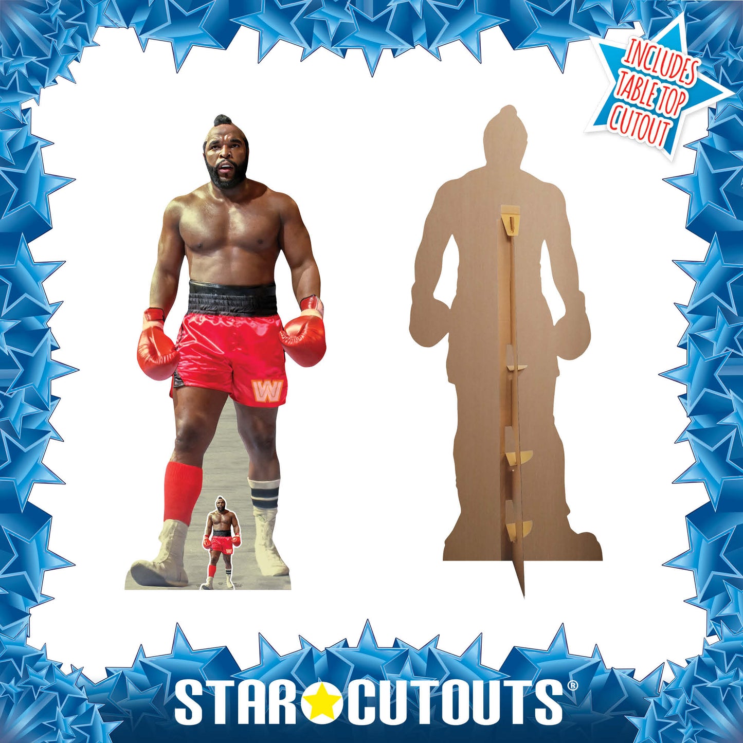 SC4187 Mr T WWE Cardboard Cut Out Height 182cm