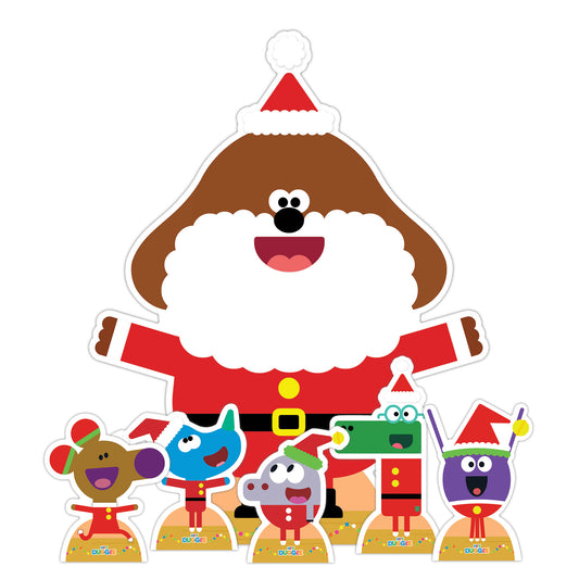 SC4194 Hey Duggee Christmas Cardboard Cut Out Height 120cm