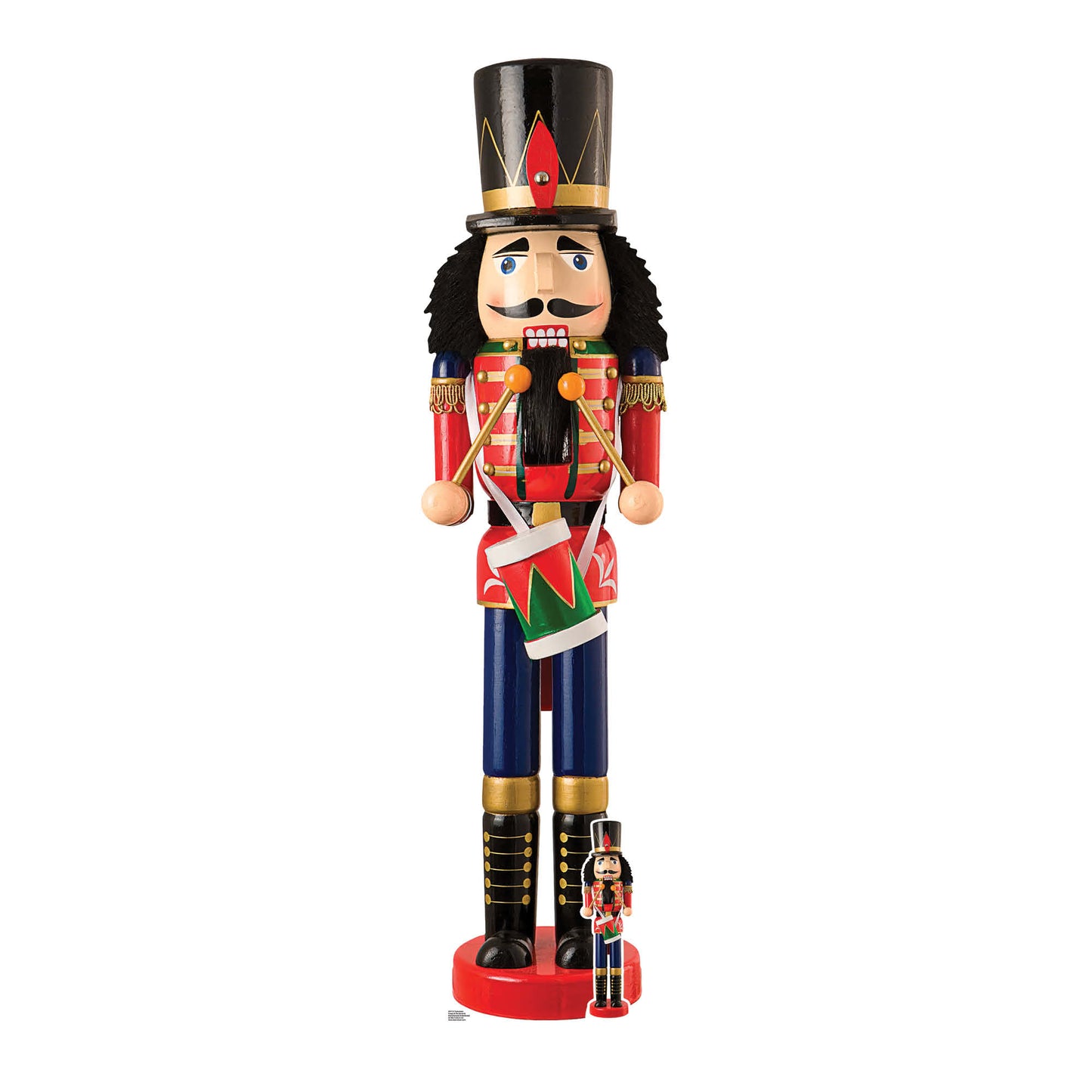 SC4197 Christmas Nutcracker Doll Cardboard Cut Out Height 194cm - Star Cutouts