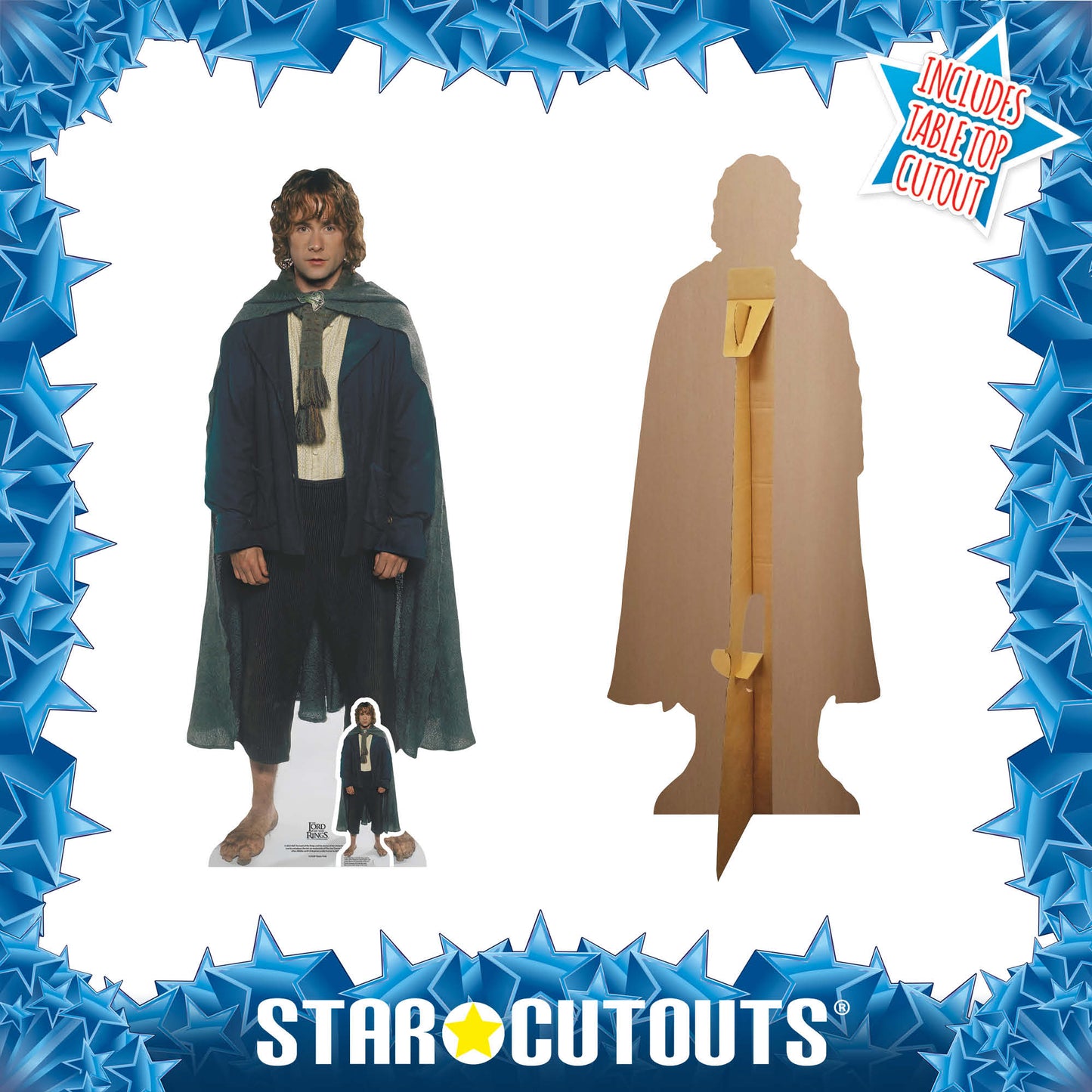 SC4200 Pippin Lord of the Rings Cardboard Cut Out Height 135cm