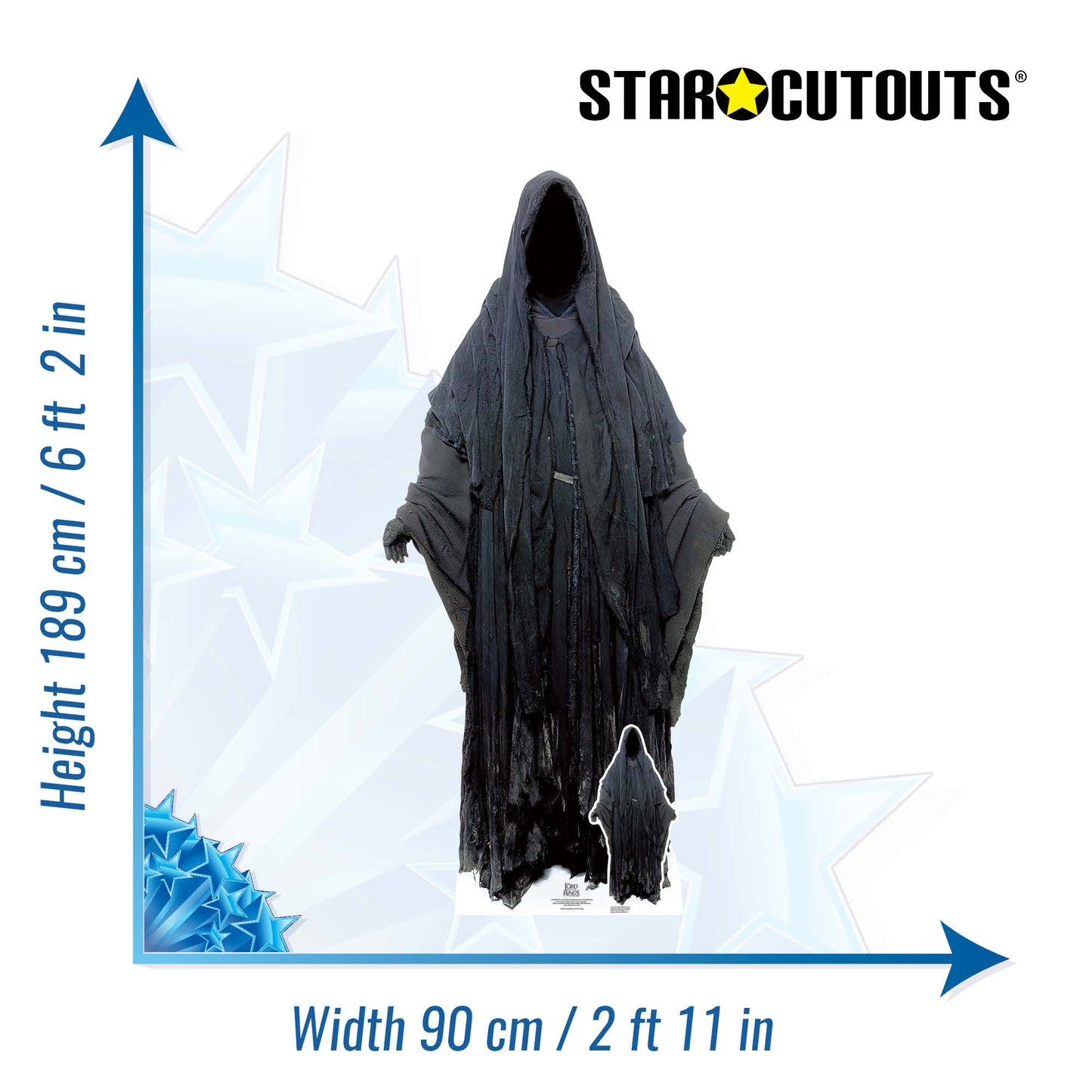 SC4201 Ringwraith Lord of the Rings Cardboard Cut Out Height 189cm