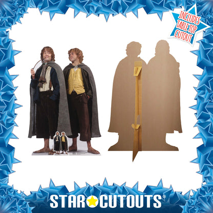 SC4202 Merry and Pippin Double Lord of the Rings Cardboard Cut Out Height 133cm