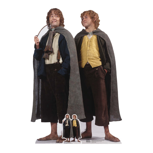 SC4202 Merry and Pippin Double Lord of the Rings Cardboard Cut Out Height 133cm