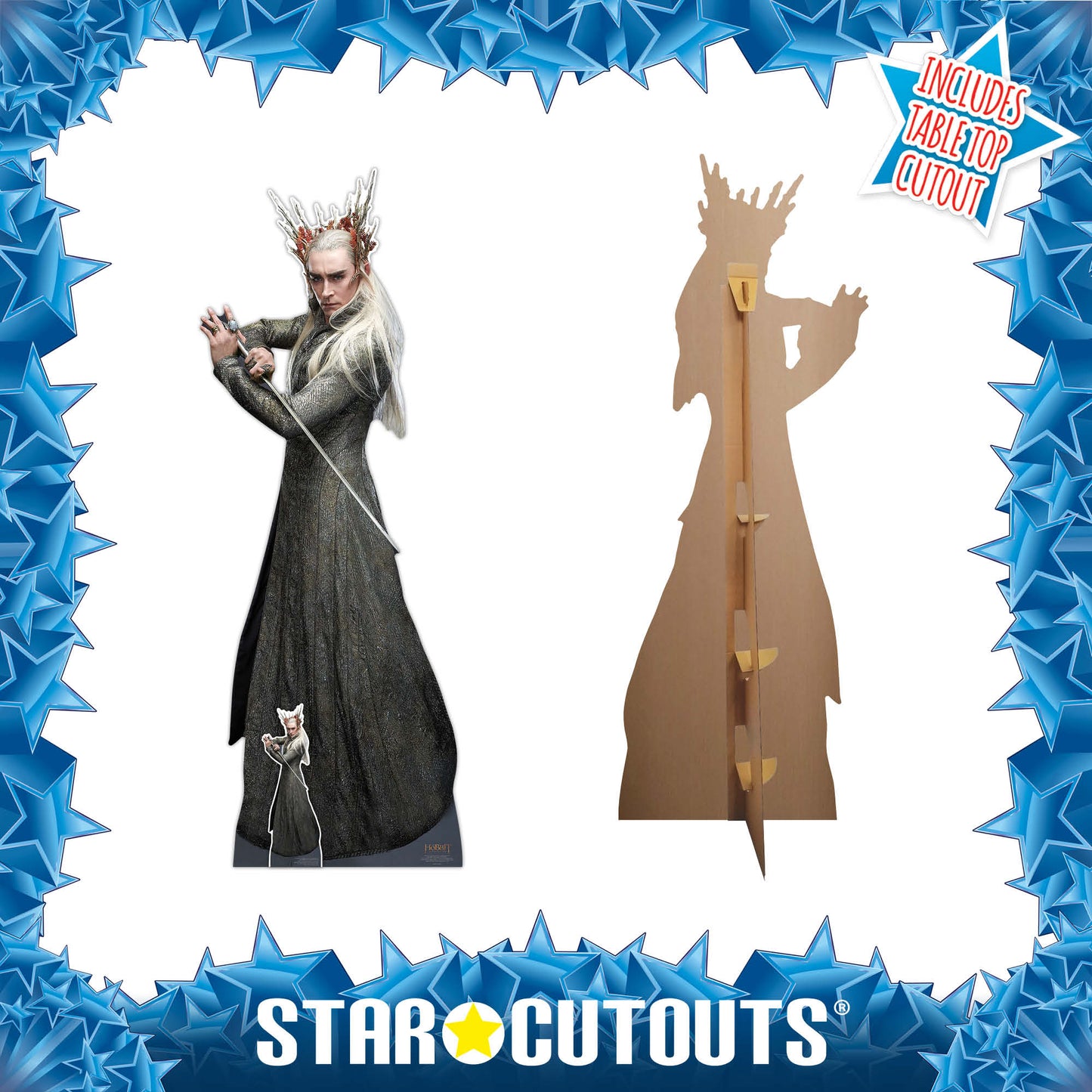 SC4203 Thranduil Hobbit Cardboard Cut Out Height 191cm