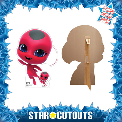 SC4204 Tikki Kwami Miraculous Star Mini Cardboard Cut Out Height 80cm