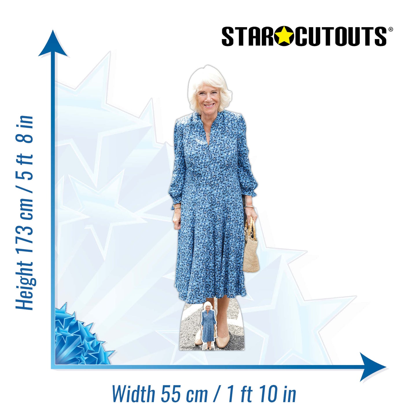SC4208 Camilla The Queen Consort Cardboard Cut Out Height 173cm