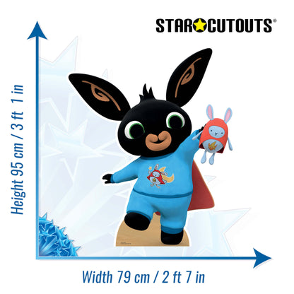 SC4210 Bedtime Bing Cardboard Cut Out Height 95cm - Star Cutouts