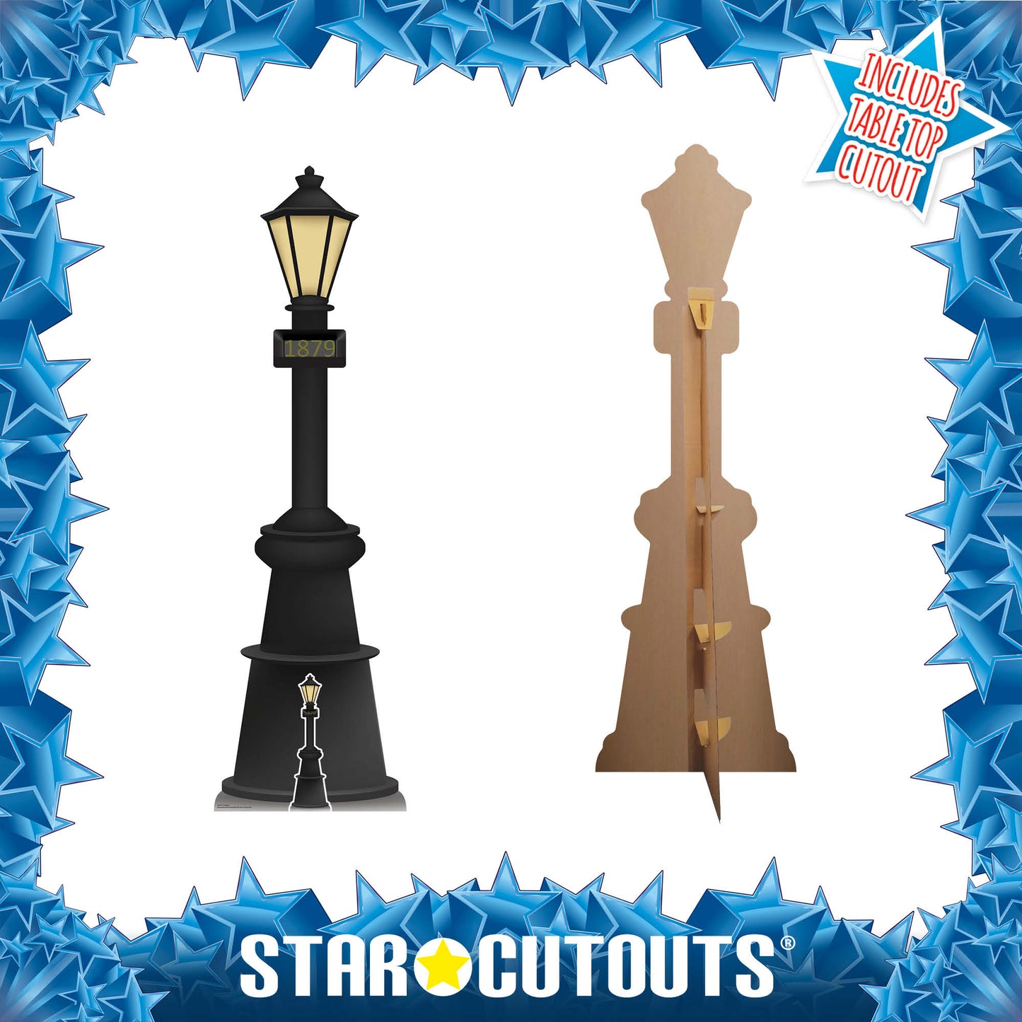 SC4211 Lamp Post Cardboard Cut Out Height 189cm