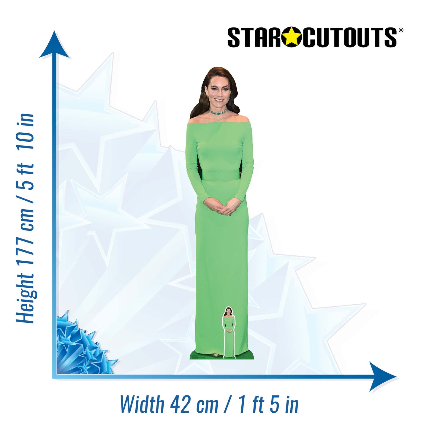SC4214 Catherine Princess of Wales Cardboard Cut Out Height 177cm