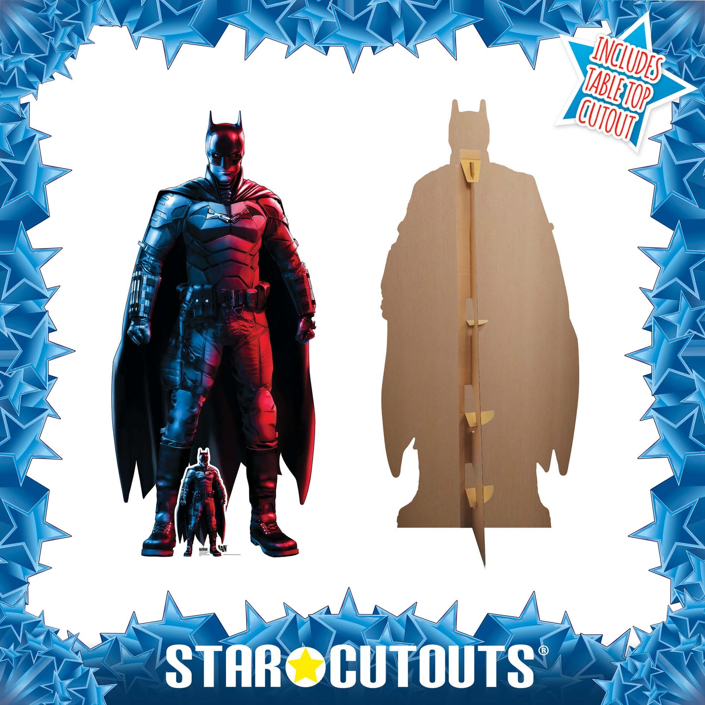 SC4215 Batman Red Blue Robert Pattinson Greatest Superhero Life-size Cardboard Cut Out Height 195cm