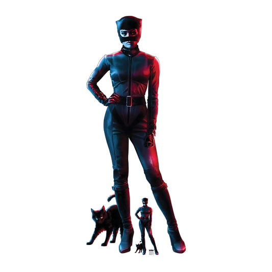 SC4216 Catwoman  Red Blue Zoe Kravitz Greatest Superhero Red Blue Life-size Cardboard Cut Out Height 169cm