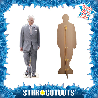 SC4223 King Charles Cardboard Cut Out Height 180cm